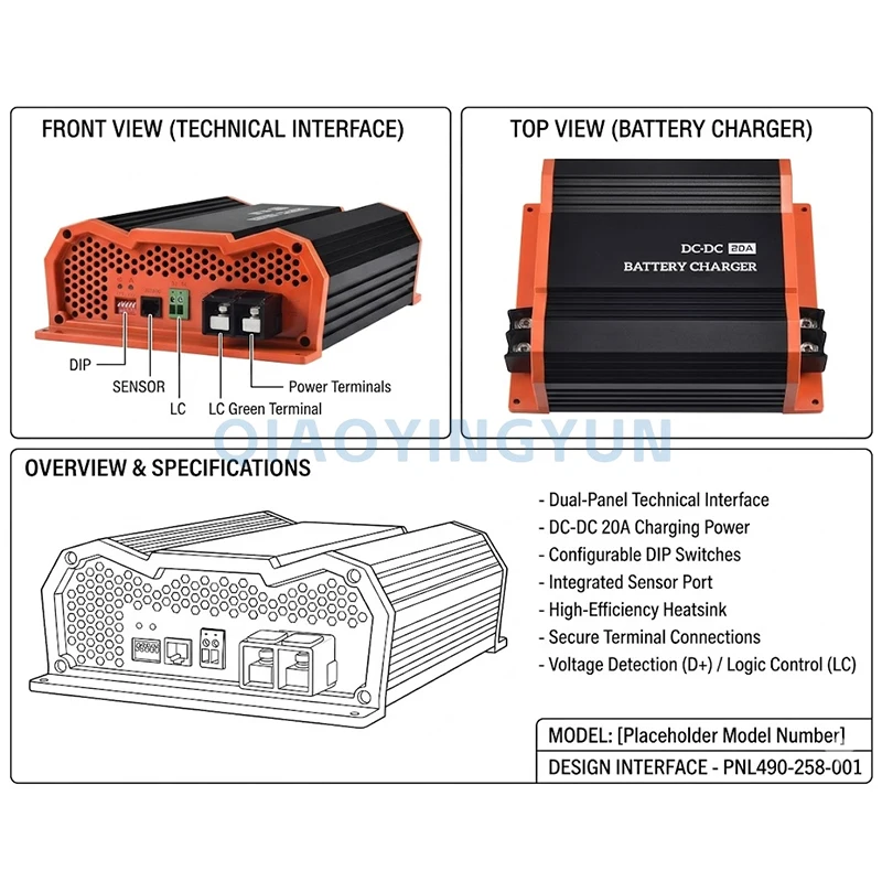 Vehicle Power Supply Charger Adapter 12.6V 14.6V 14.7V 12V Battery Charger 12V Input DC DC Converter Step up Buck Made in China