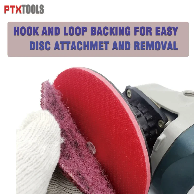 2 PCS 4-Inch/100mm 4.5-Inch/115mm 5-Inch/125mm 3M SC Surface Conditioning Disc Nonwoven Disc NylonSanding Disc Hook and Loop