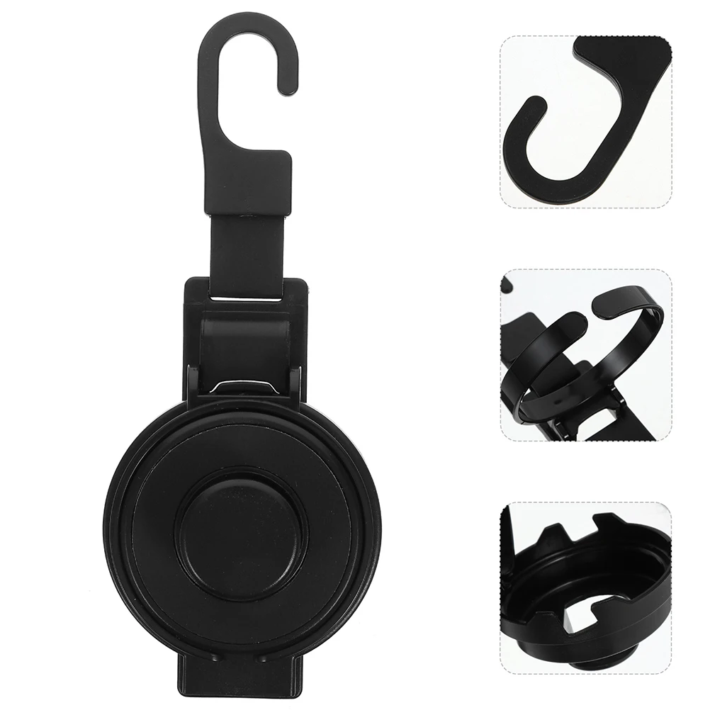 

2pcs Car Back Seat Cup Holder Headrest Mounted Drink Holder Durable Abs Universal Fit For Vehicle Interior Organizer Stylish