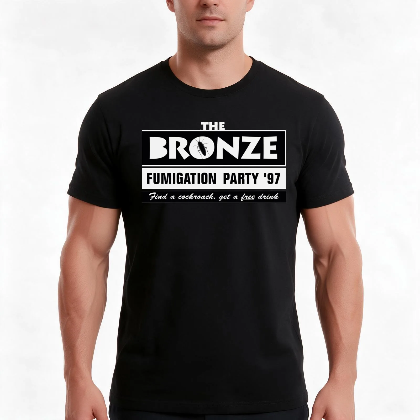 The Bronze Fumigation Party &x27;97 memorabilia Essential T-Shirt, Summer Casual Cotton Tee, Oversized Streetwear Tops