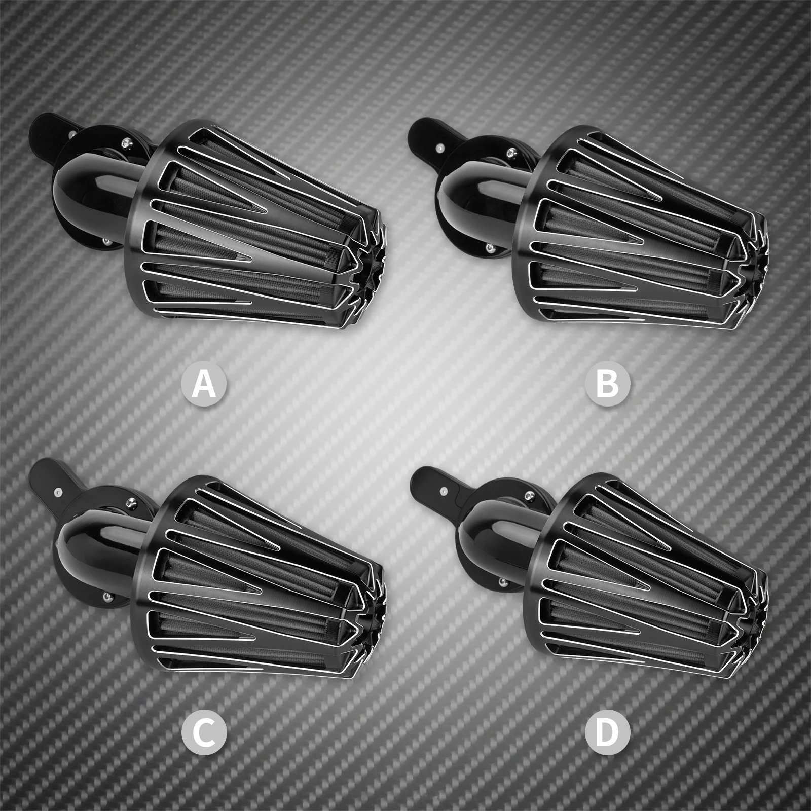 Filtro de admissão para limpeza de ar de motocicleta CNC para Harley Touring Softail Sportster Dyna XL Breakout Road King Street Glide Fat Boy FL