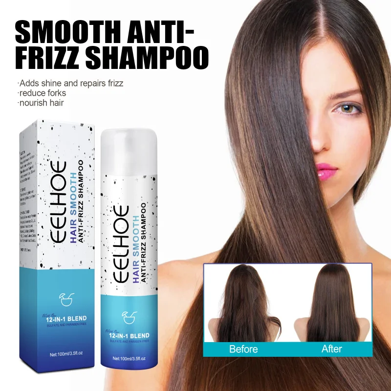 

Smoothing Anti-Frizz Volumizing Shampoo - Controls Oil, Repairs Dry Ends Adds Shine for Soft, Bouncy Hair with Lasting Freshness