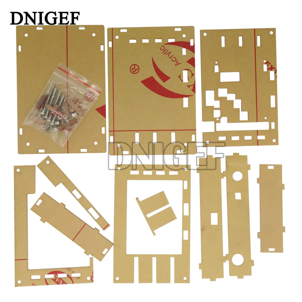 DNIGEF Diy Case Shell DSO138 Oscilloscope Protection Case Acrylic Anti Scratch Cover DSO138 Mini Oscilloscope Transparent Shield