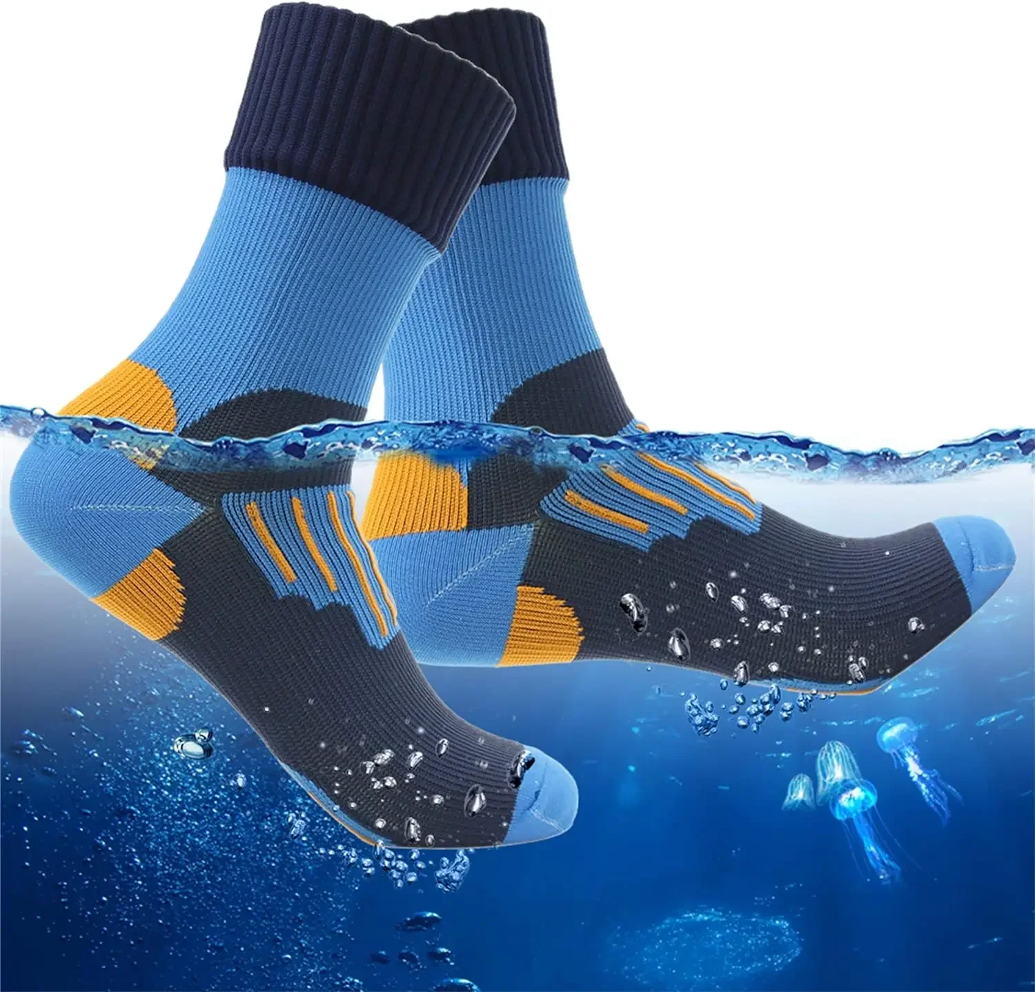 RANDY SUN Waterproof Socks Breathable Windproof Women Outdoor Sports Hiking Trekking Skiing Climbing Fishing Against Cold Waves