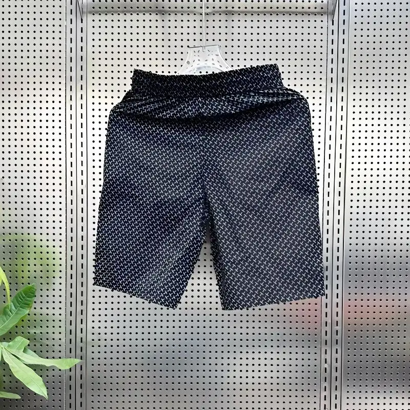 Men's Clothing Print Quick Dry Shorts Summer Stylish Straight Leg Casual Beach Pants Comfortable Pockets Breathable Lightweight