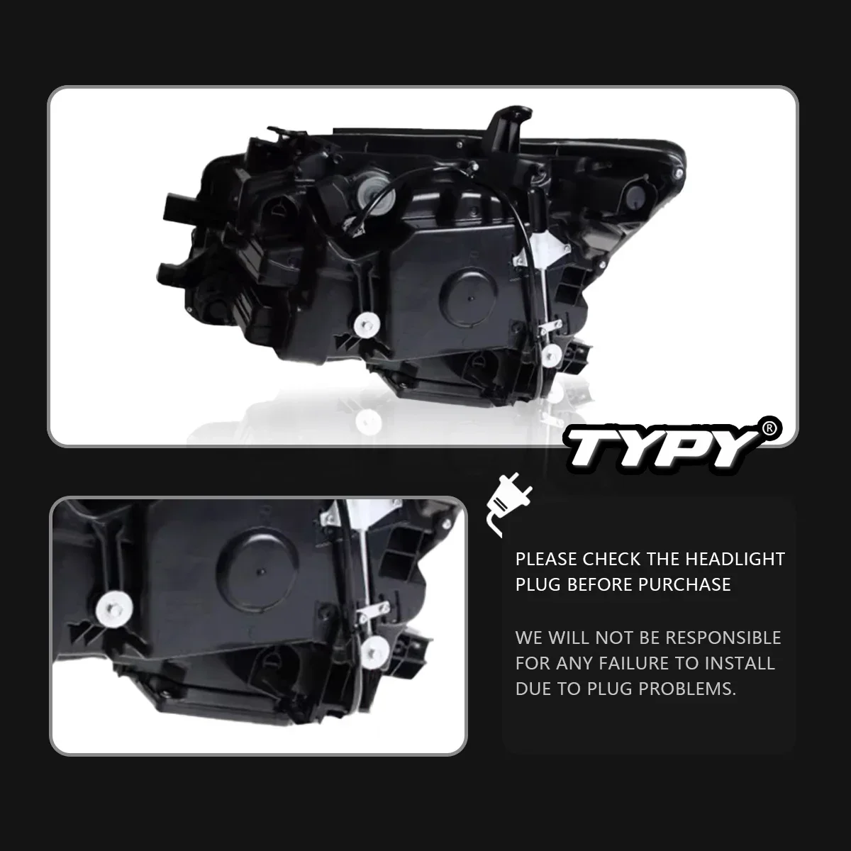 

TYPY Car For Lexus GX LED Headlights 2014-2020 Upgrade Modified to New DRL Dynamic Turn Signal LED Headlight Auto Accessories