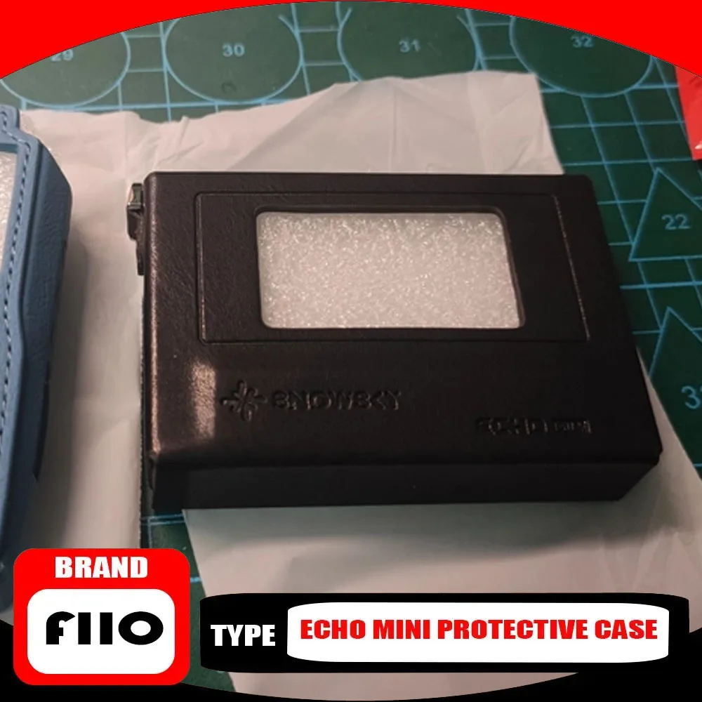 Fiio Echo Mini Protective Case Music Player Portable Leather Cases MP3 Player SnowSky Echo Mini Portable Retro PU Leather Cases