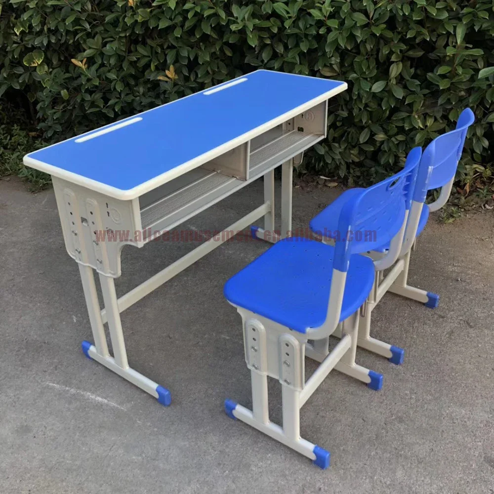 Simple beautiful and high quality school desks and chairs children's learning tables