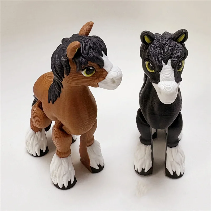 Movable Multi-Jointed Figurine 3D Printed For Home Decor Desk Accessories Friend S Gifts 3Pcs High-Quality