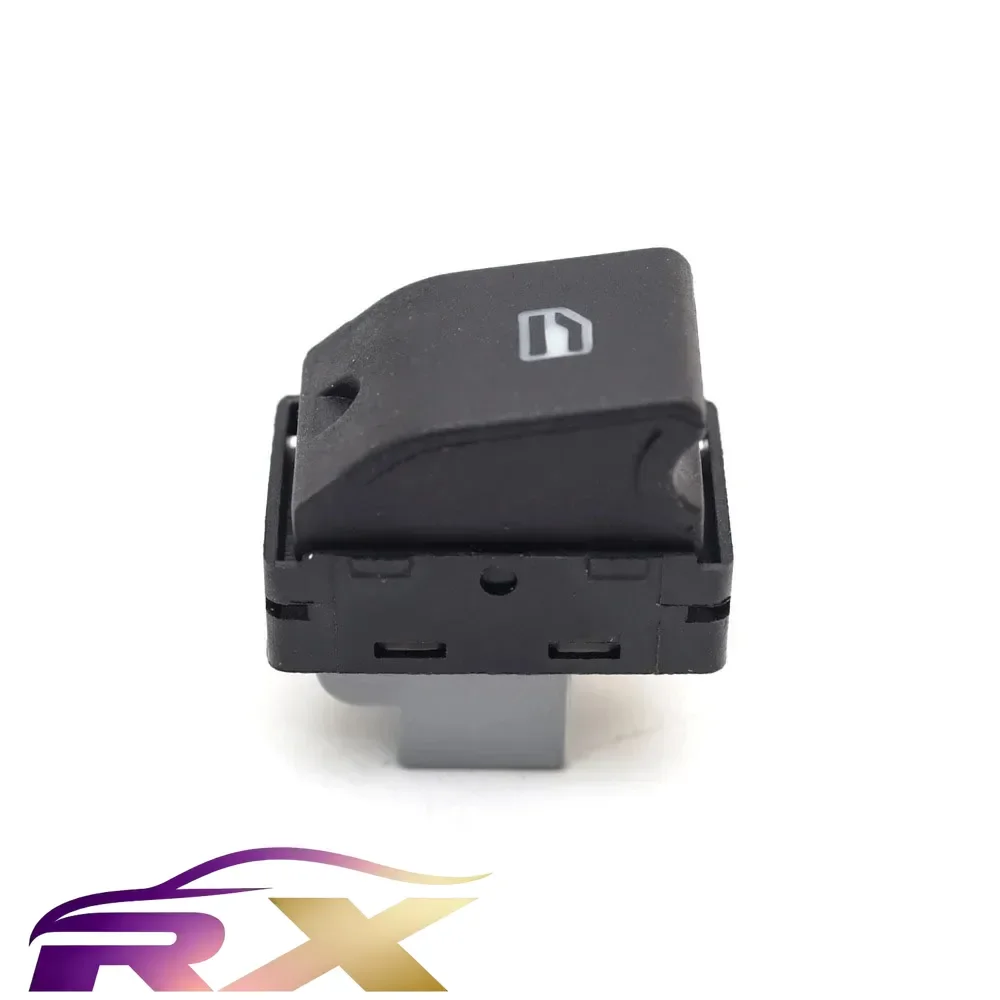 5Z0959856 Car Power Window Switch  Rear Passenger Side Window Control Switch for Volkswagen Polo 9N Fox 5Z1 Black