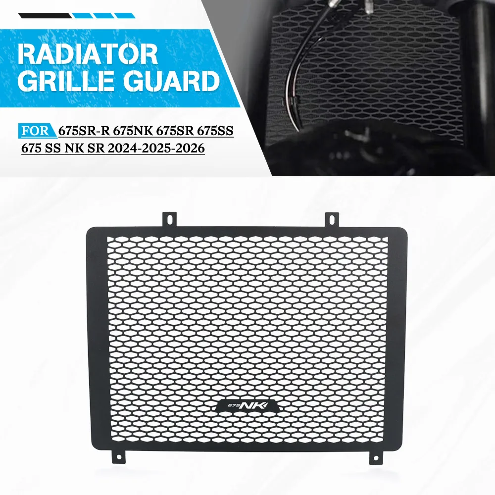 

Radiator Grille Guard Cover Protection Protector Accessories For CFMOTO 675SR-R 675NK 675SR 675SS 675 SS NK SR 2024-2025-2026
