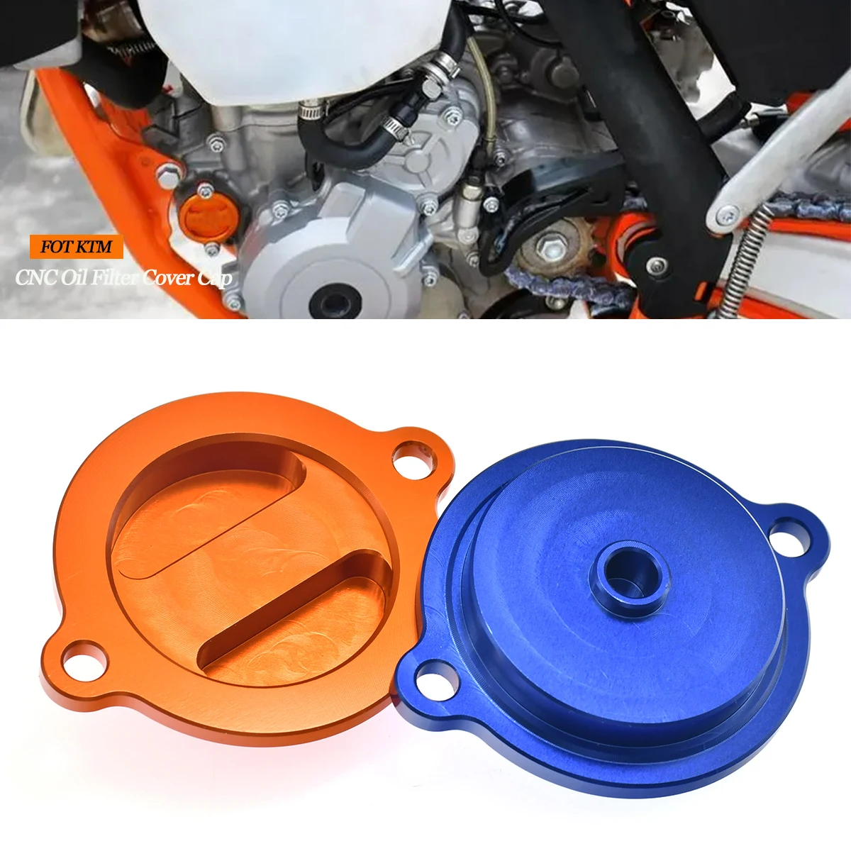 

CNC Oil Filter Cover Cap Oil Cap For KTM Duke 125 200 390 1050 1090 1190 1290 Super Adventure R S T 690 SUPERMOTO R SMC 790 890