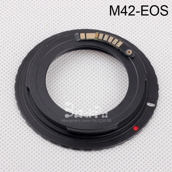 M42 Thread Lens to Camera Body Adapter Ring III Electronic For Canon EOS 100d 1000d 1100d 1200d 450d 500d 550d 600d 5D Mark II