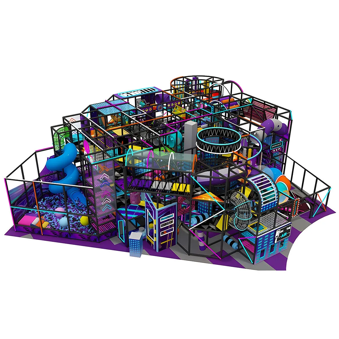 Manufactory Customized Design Commercial Children Large Indoor Playground for Sale