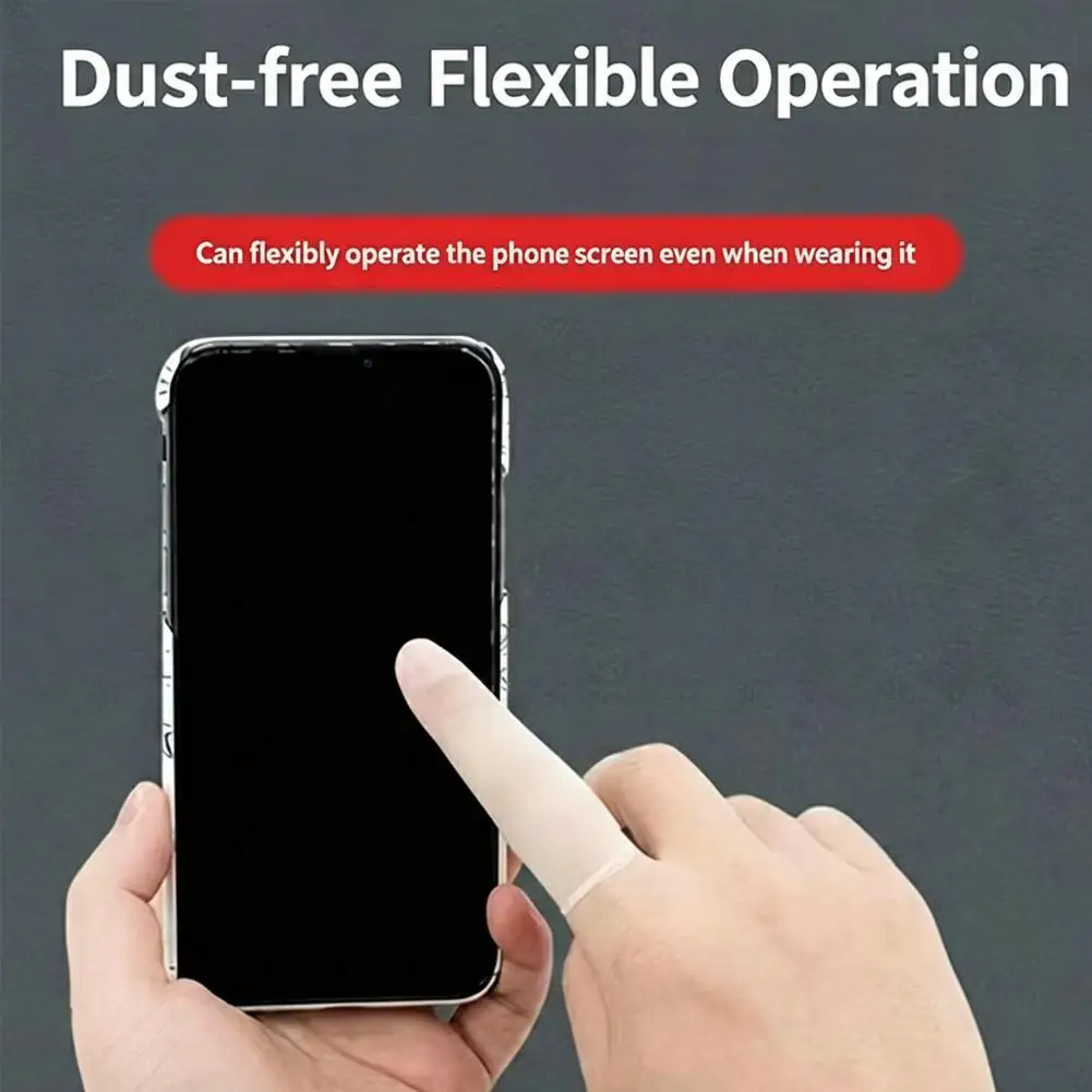 Disposable Anti-Static Industrial Latex Finger Covers for Comfortable Work with Finger Protection