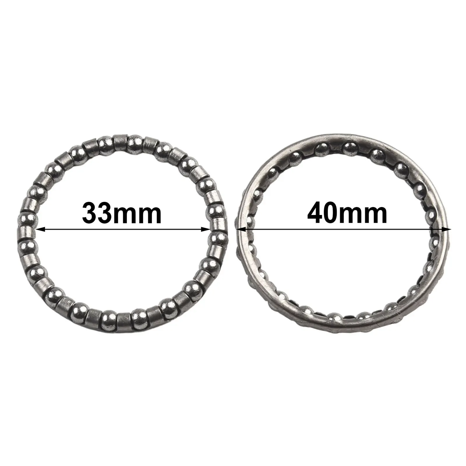 

2x Bicycle 1 1/8 Headset Caged Ball Bearing Races Cycling Headset Bearing Mountain Road Bike Headset Retainer Bearing For 32mm