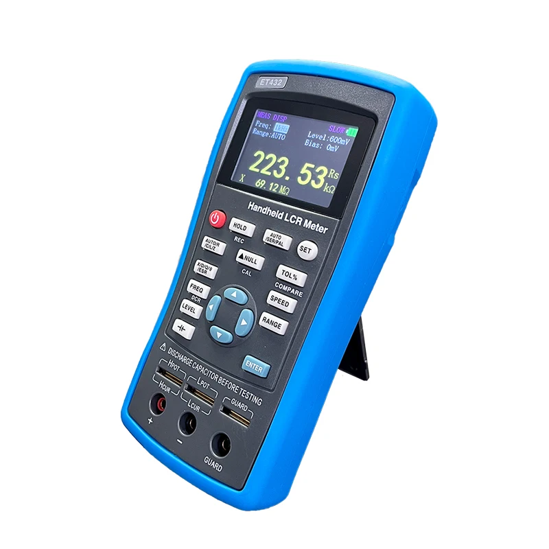 New ET430 Multifunction LCR Handheld Digital Bridge Meter DCR Mode High Precision Capacitance Inductance Resistance Meter Tester