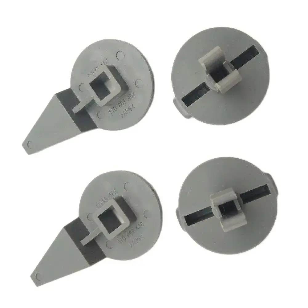 

4 шт. для багажника Volkswagen Touran, замок для багажа, пряжка хвостового ящика, треугольная ручка кронштейна для предупреждающей карты, серая 1T0 867 468