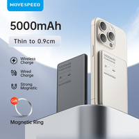 MOVESPEED S05 5000mAh PD20W Magnetic Power Bank Mini Size Portable Wireless Powerbank Battery Charger for iPhone Xiaomi Samsung