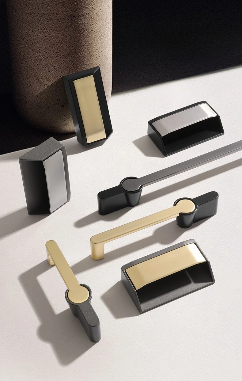 مقابض أبواب خزانة من سبائك الزنك، خزانة الأحذية، خزانة الملابس، الخزانة، مزالج أبواب الخزانة، مقابض الأثاث #6