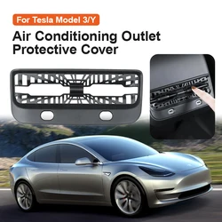 Air Conditioning Outlet Protective Cover Rear Air Vent Cover For Tesla Model 3 Y Anti Blocking Interior Modification Accessories