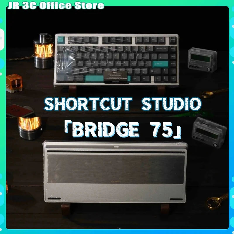 

ShortCut Studio Bridge75 Mechanical Keyboard Wireless bluetooth Keyboard 3mode Rgb Custom Aluminium Gaming Keyboard Pc Gamer