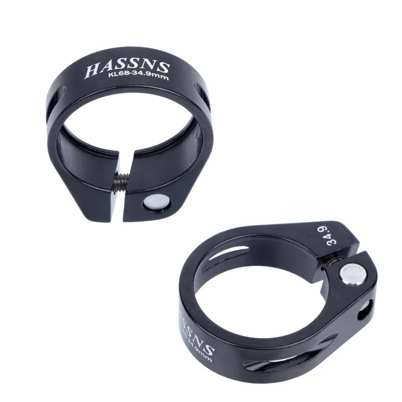 HASSNS Mtb Seat Post Saddle Clamp Seatpost Clamping Bicycle Saddle Screw Bike Aluminium Tube Canoe Mount Collar Bolt 31.8 34.9