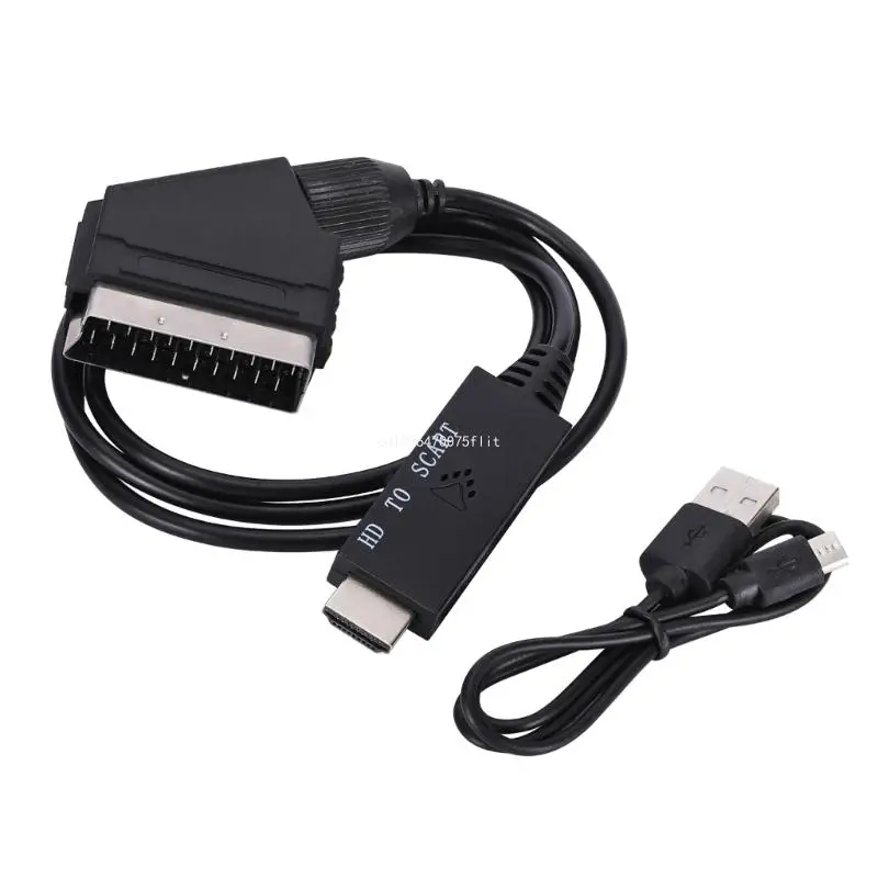 

Lightweight to Scart Adapter Converter Input NTSC SCART Output Micro USB DropShipping