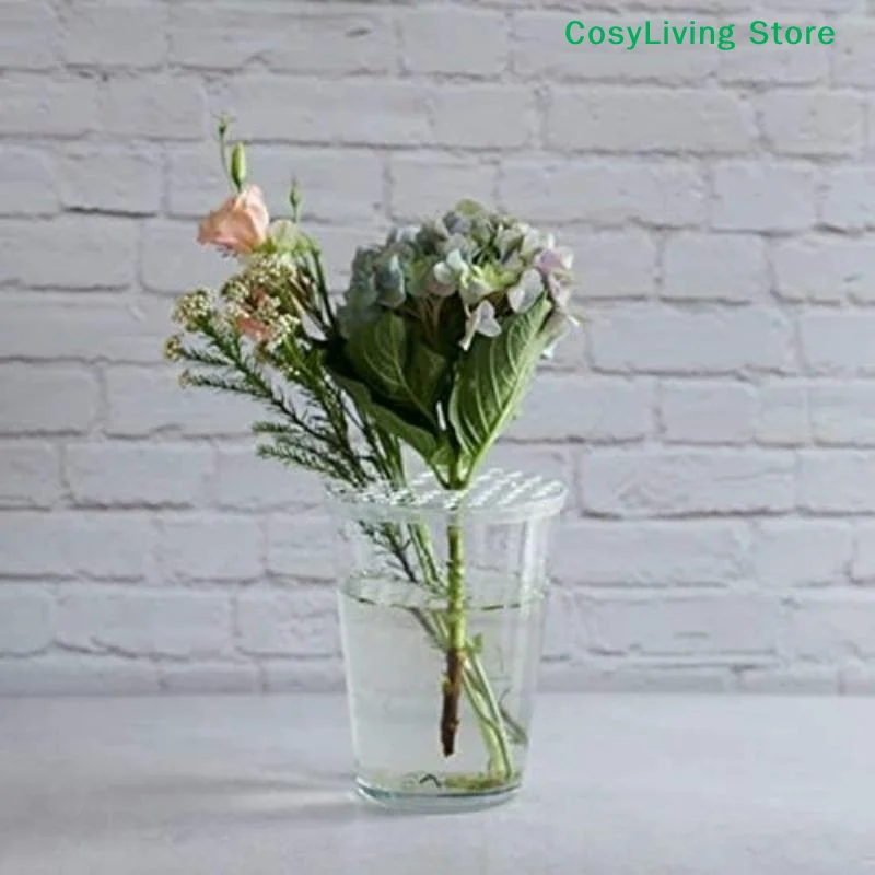 [CL]DIY Arrangement Holder Vase Grid Insert Reuseable Flower Arrangements Flower Arrangement Holder Plant Straw Fixation[CL]