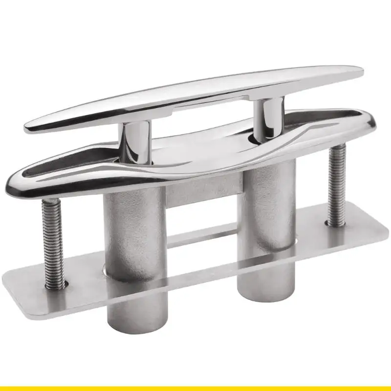

SZCH Heavy Duty Flush Mount Deck Boat Cleats with Backing Plate and Rustproof
