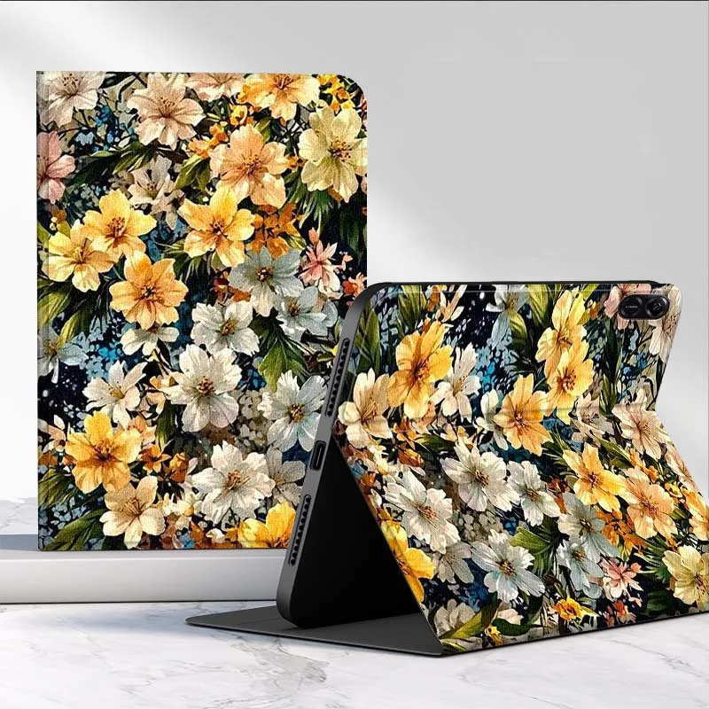 

Camellia Flower Art Elegant For Honor Pad Magic GT GT2 6 X8 V7 V8 X9 8 9 13 X8a X9a Pro 10 12.1 12.5 Inch Tablet Case