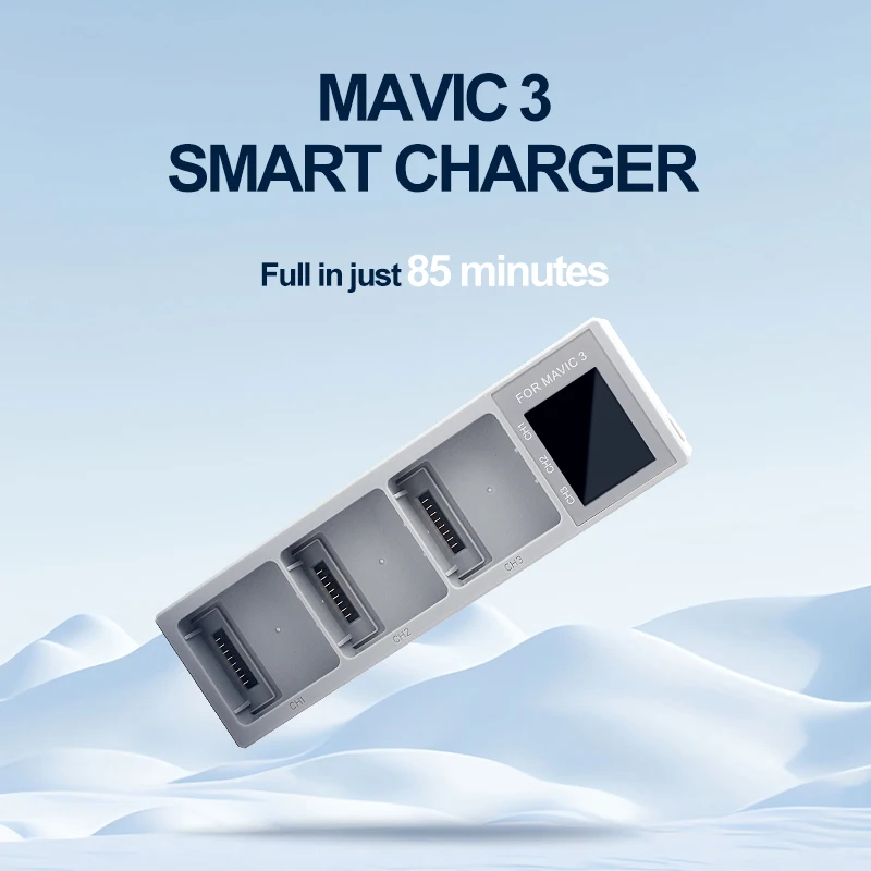 

Charging Manager Digital Display Color Screen Charger Hub For DJI Mavic 3/Pro/Classic/Cine Battery Charger Accessories