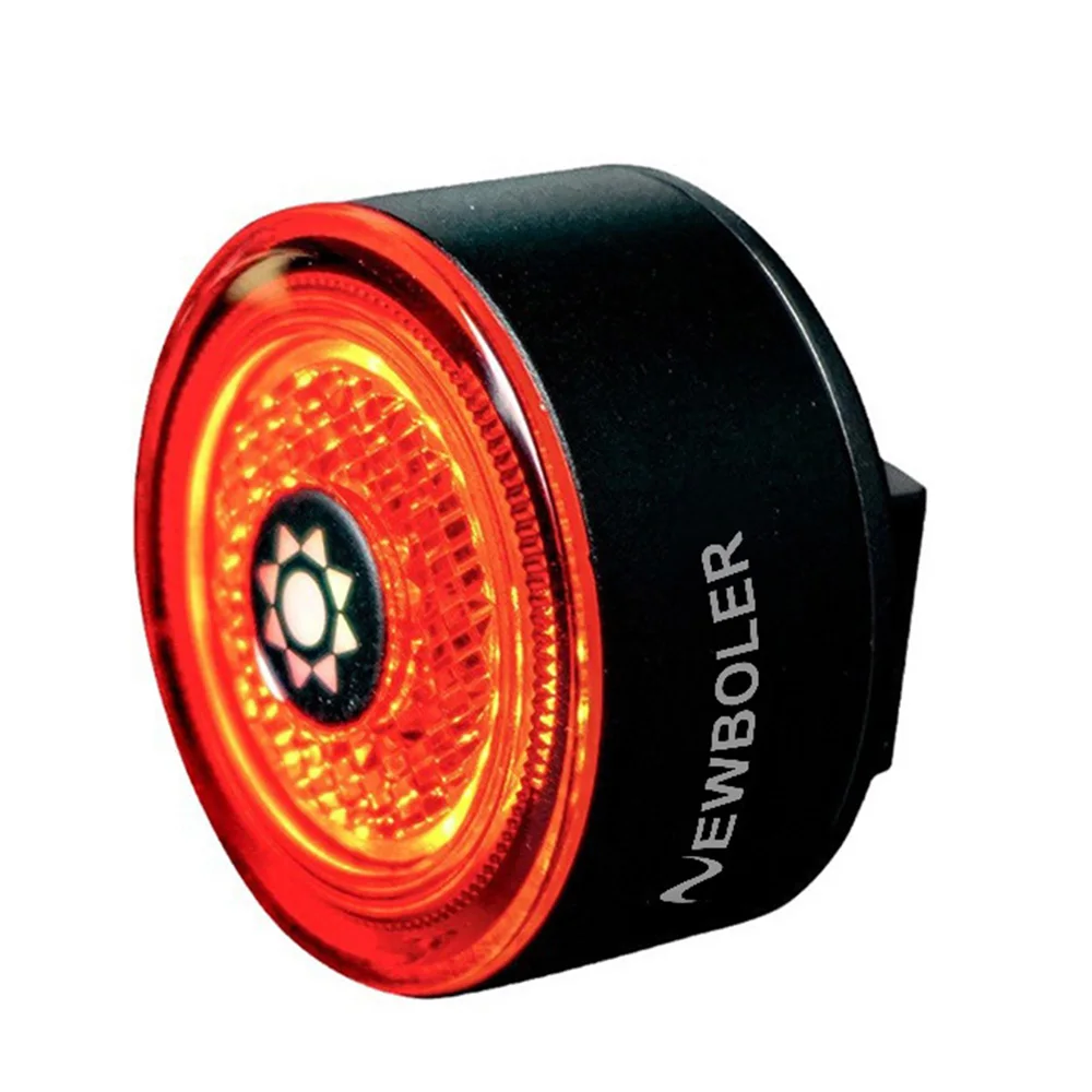 NEWBOLER feu arrière de vélo de frein intelligent vtt tige de selle de route feu arrière de vélo étanche USB charge feu arrière de cyclisme