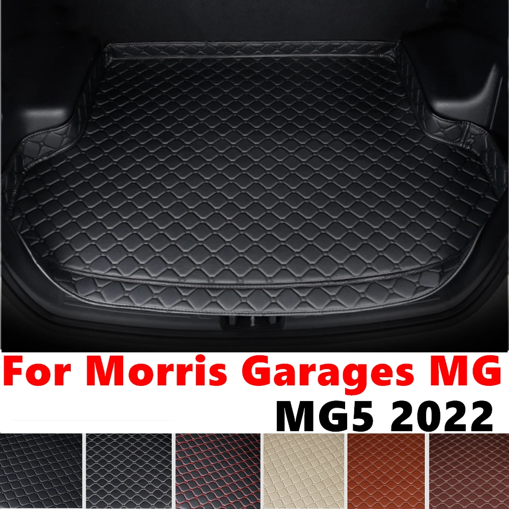 High Side Car trunk mat for Morris Garages MG MG5 2022 Tail Boot Luggage Pad Rear Cargo Liner Protect Cover Interior Accessories