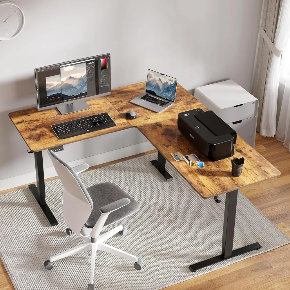 L Shaped Standing Desk, 63