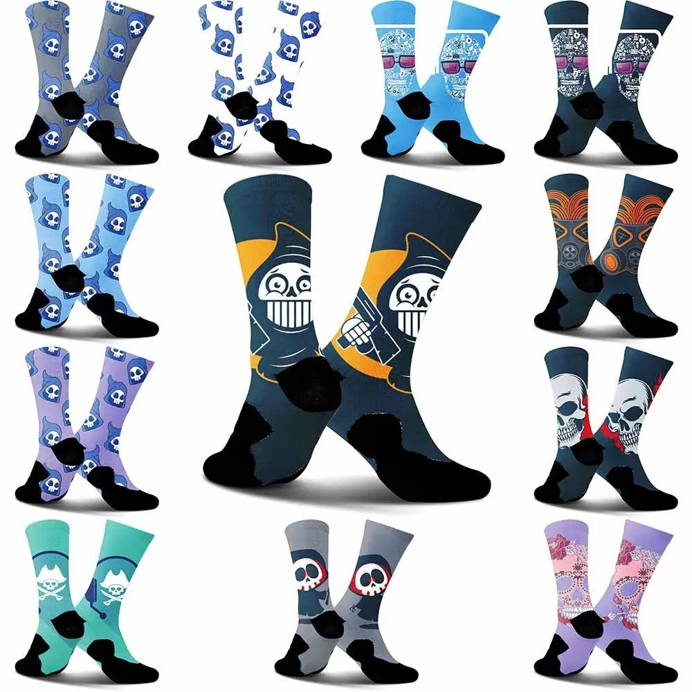 

Don't hesitate! High elasticity and durability, unique dark printed cycling socks add a trendy and cool style to cycling.