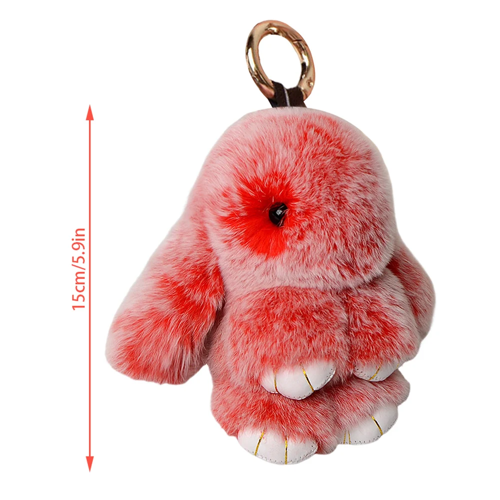 حقيبة يد على ظهر الأزياء معلقة زخرفة زخرفة جميلة كرتون أرانب أفخم ديكور القلادة القلادة للأطفال في سن المراهقة البالغين هدية رائعة #6