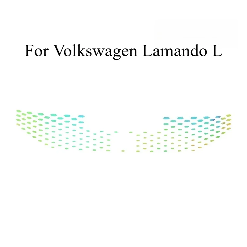 

For Volkswagen Lamando L 2022-2025 Zhongwang Gypsy Star Car Logo Sticker Body Color Sticker Decoration Modified Color Film Body