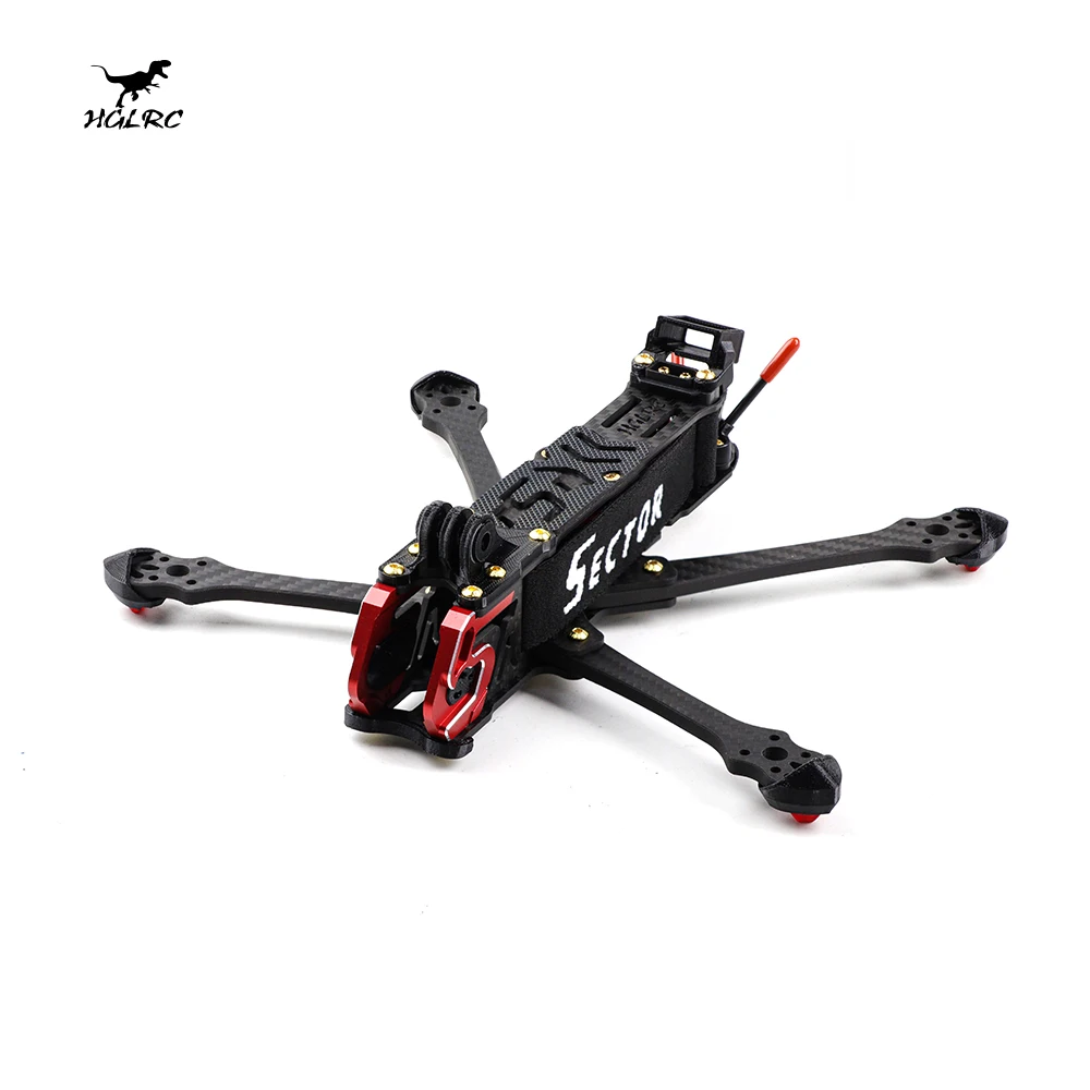 HGLRC Sector X5 210mm Sector D5 225mm Carbon Fiber 5mm Arm for FPV Freestyle 5inch Analog Digital Drones