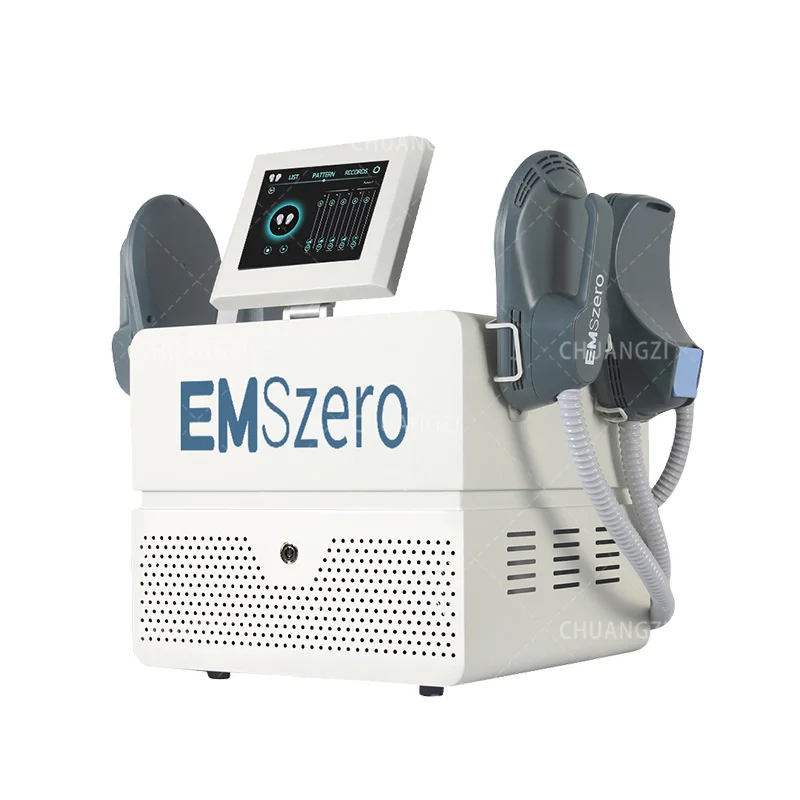 Mesin EMSZERO NEO HI-EMT RF EMS Stimulator otot elektromagnetik 2024 Sculp profesional 6500w 5 pegangan korset pinggul