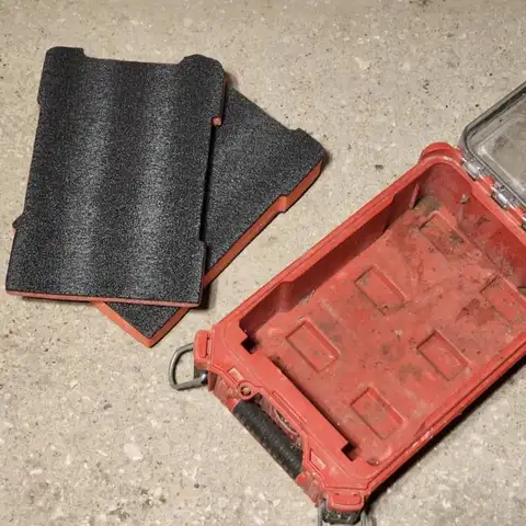 2Pieces Customizable Foam Liners for 48-22-8435Toolbox Tool Storage Thick and Thin Inserts for Flexible Use Scenario M4YD