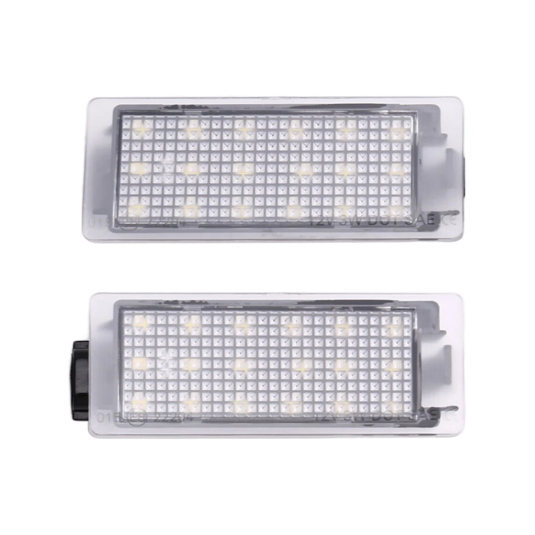ABXN-Car LED أضواء لوحة الترخيص الخلفية 8200480127 لرينو كليو MK Espace Duster Laguan