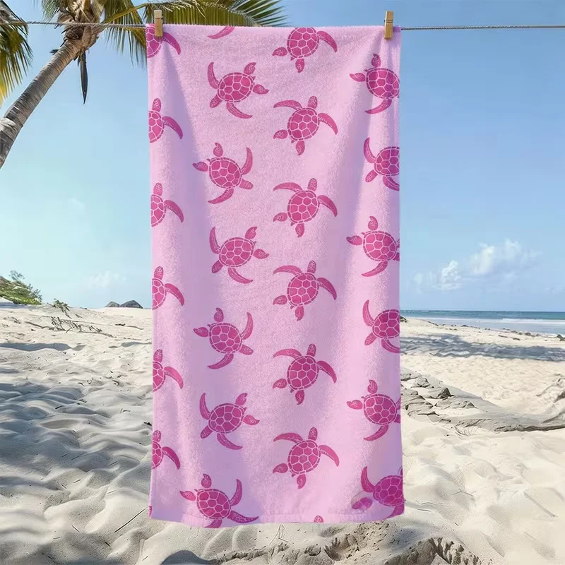 Classic Black Yellow Polka Dot Beach Towel Retro Simple Pattern Sand Repellent Soft Towel Travel Beach Outdoor Daily Use