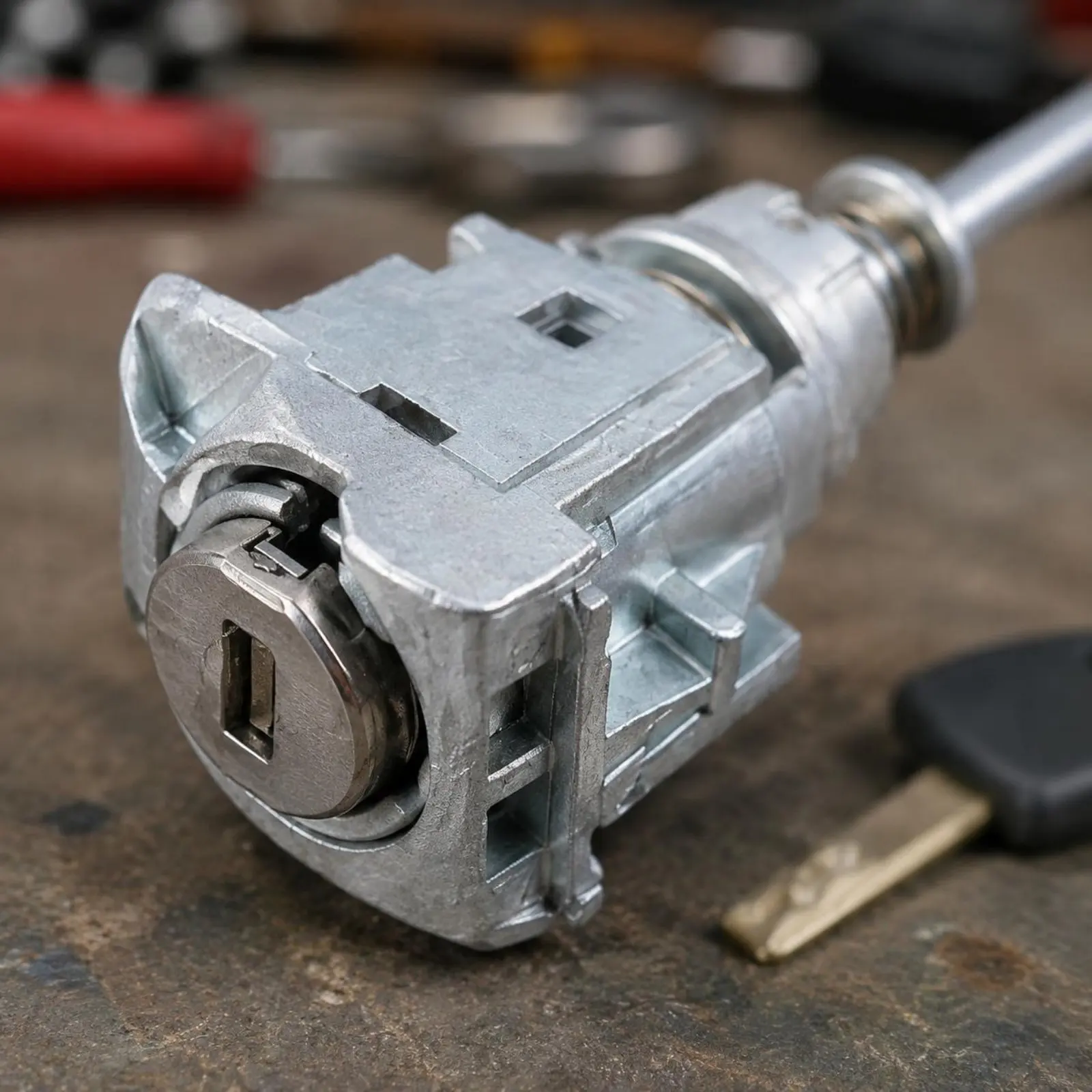 

Car Door Lock Cylinder Key Assembly Direct Replacement Left Door Lock Cylinder Auto Part Long-Lasting Metal Aftermarket