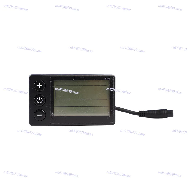 36V48V250W350W electric bicycle mountain bike lithium battery controller S866 horizontal screen LCD instrument help