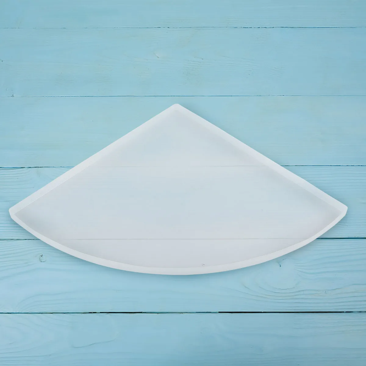 

High Quality Silicone Fan Shape Storage Shelf Mold Creative DIY Resin Casting Transparent Craft Mold for Home Handmade