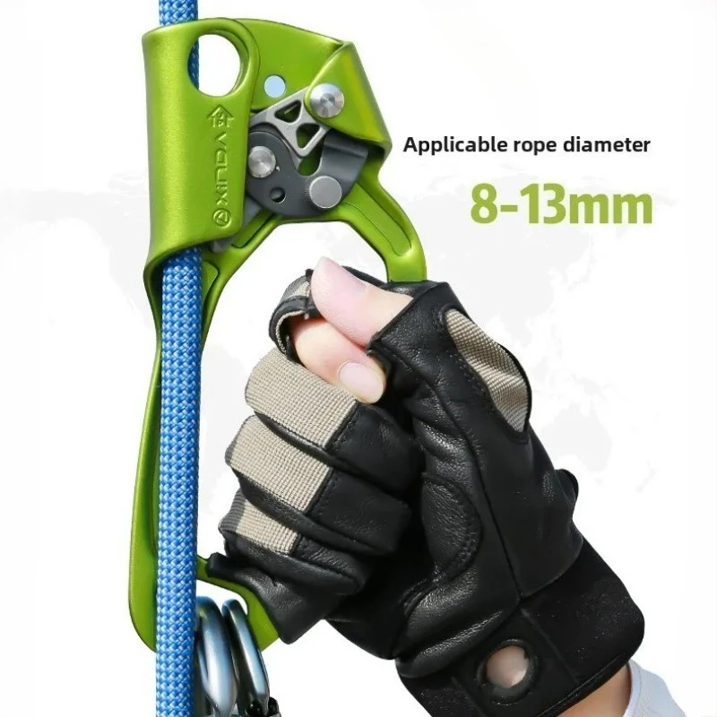 Professional Mountaineering Rock Climbing Equipment, Third Generation H Series Right Hand Ascender SRT Rope Fall Protection