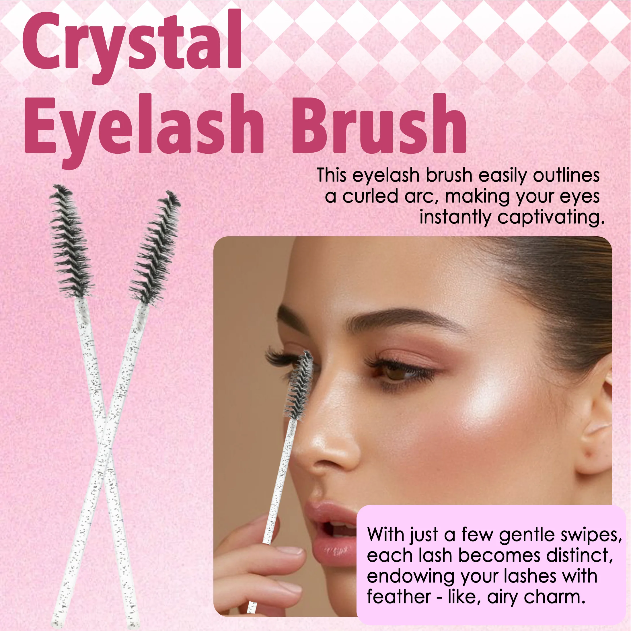 Juego de cuatro estilos diferentes de pestañas postizas, 9-13 mm de largo, con un juego completo de herramientas para pestañas