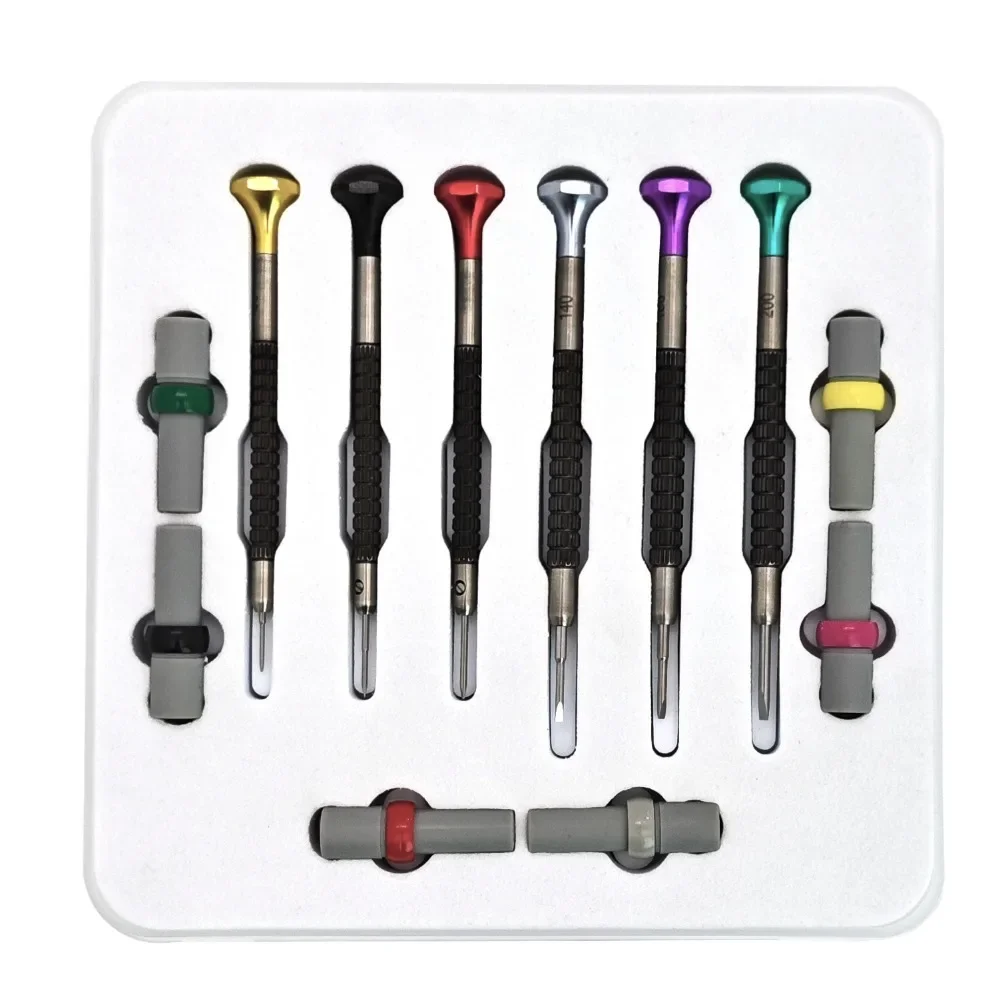 

6-Piece Precision Ball Bearing Screwdriver Set Watch Jewelry Eyeglass Repair Tool Kit for Electronics and Smartwatch