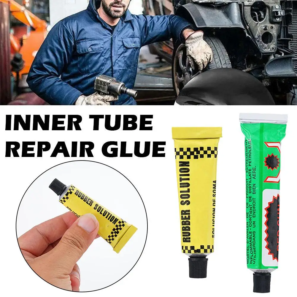 12g/20ml Tire Tyre Repairing Glue Car Motorcycle Bicycle Auto Repairing Puncture Inner Glue Accessories Tools Rubber Wheel D1Z6